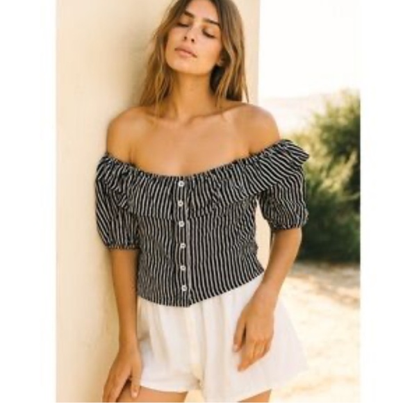 Faithfull the Brand Tops - Faithful The Brand Off-Shoulder Top